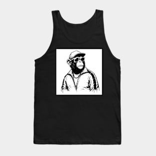 King of the Jungle - streetwear Monkey with a chain Tank Top